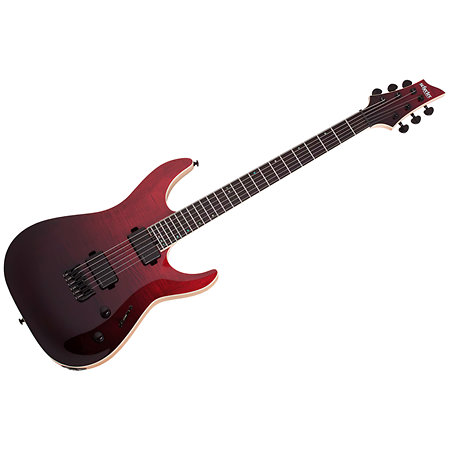 Schecter C-1 SLS Elite Blood Burst