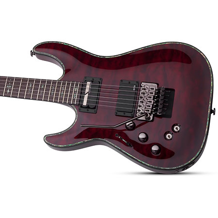 Hellraiser C-1 Floyd Sustainiac Black Cherry LH Schecter