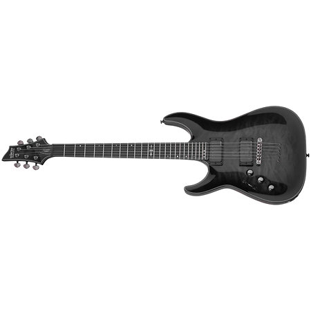 Schecter Hellraiser C-1 Hybrid Floyd Trans Black Burst LH