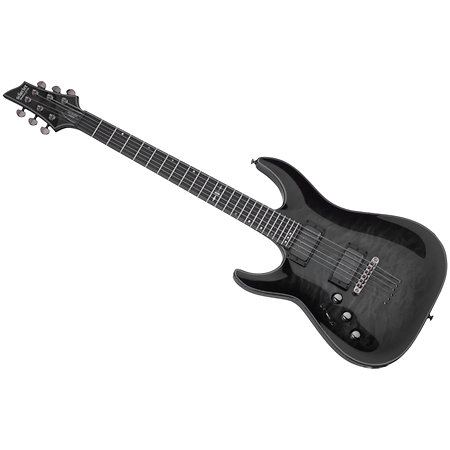 Schecter Hellraiser C-1 Hybrid Trans Black Burst LH