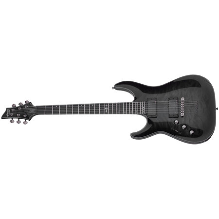 Hellraiser C-1 Hybrid Trans Black Burst LH Schecter