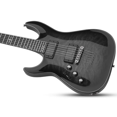 Hellraiser C-1 Hybrid Trans Black Burst LH Schecter