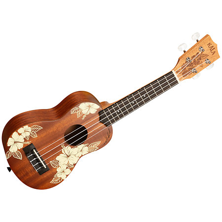 Maori Hibiscus Mahogany Soprano + housse Kala