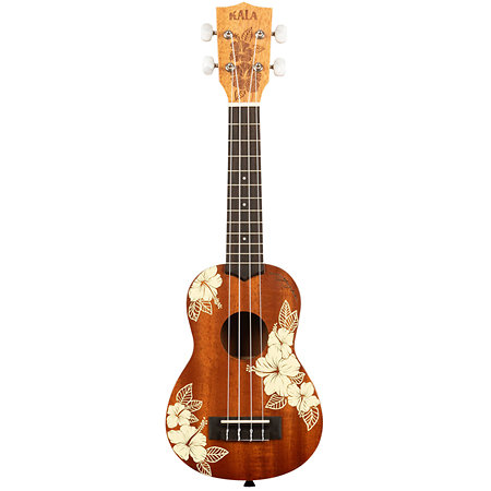 Maori Hibiscus Mahogany Soprano + housse Kala