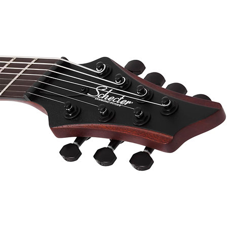 Schecter C-7 Multi-Scale Rob Scallon Satin Dark Roast LH