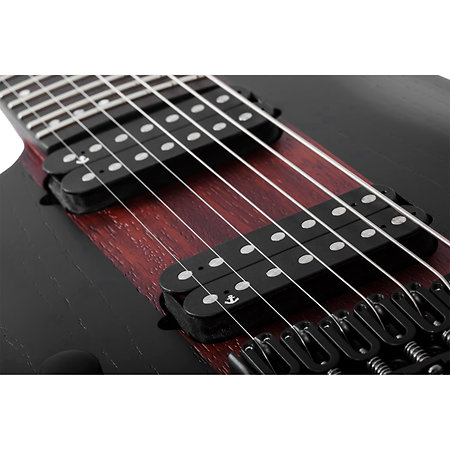 C-7 Multi-Scale Rob Scallon Satin Dark Roast LH Schecter