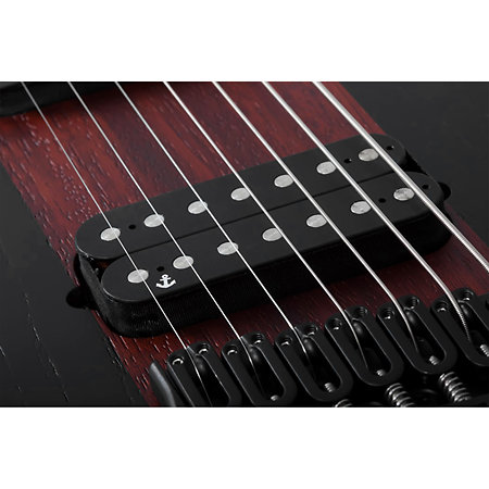 C-7 Multi-Scale Rob Scallon Satin Dark Roast LH Schecter