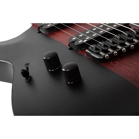 C-7 Multi-Scale Rob Scallon Satin Dark Roast LH Schecter