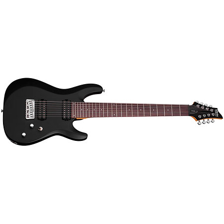 Schecter C-8 Deluxe Satin Black