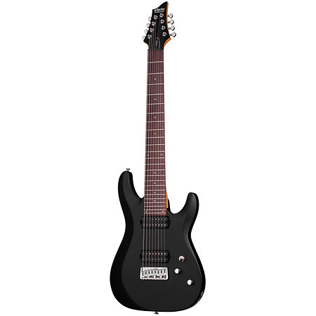 C-8 Deluxe Satin Black Schecter