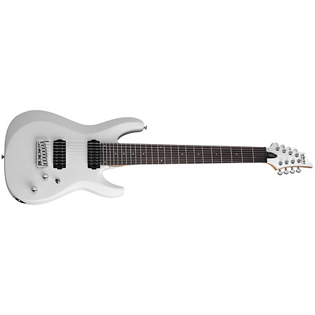 Schecter C-8 Deluxe Satin White