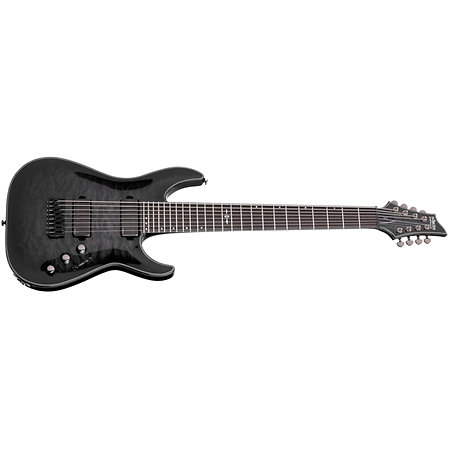 Schecter Hellraiser C-8 Hybrid Trans Black Burst