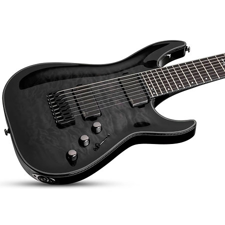 Hellraiser C-8 Hybrid Trans Black Burst Schecter