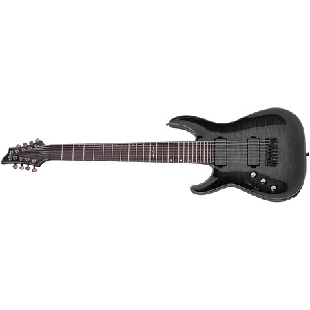 Hellraiser C-8 Hybrid Trans Black Burst LH Schecter