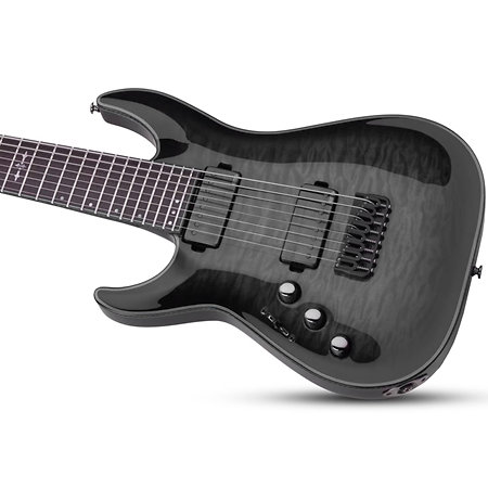 Hellraiser C-8 Hybrid Trans Black Burst LH Schecter