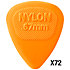 443R67 Nylon Midi 0,67 mm Sachet de 72 Dunlop