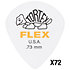 468R073 Tortex Flex Jazz III 0,73 mm Sachet de 72 Dunlop