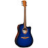 Tramontane Dreadnought Cutaway Electro Special Edition Blue Burst LAG