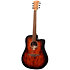 Tramontane T70DCE-BnB Dreadnought Cutaway Électro Black n Brown LAG