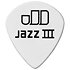 478R135 Tortex White Jazz III 1,35 mm Sachet de 72 Dunlop