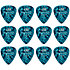 483P11M Genuine Celluloid Classic, Perloid turquoise, Medium, x12 Dunlop