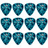 483P11TH Genuine Celluloid Classic, Perloid turquoise, Thin, x12 Dunlop