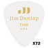483R01TH Genuine Celluloid Classic Blanc Thin x72 Dunlop