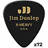 483R03EXH Genuine Celluloid Classic Noir Extra heavy x72 Dunlop