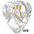 483R04EXH Genuine Celluloid Classic Perloid blanc Extra heavy x72 Dunlop