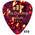483R05MD Genuine Celluloid Classic Écaille Medium x72 Dunlop