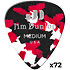 483R06M Genuine Celluloid Classic Confetti Medium x72 Dunlop