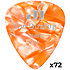 483R08TH Genuine Celluloid Classic Perloid orange Thin x72 Dunlop