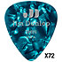 483R11TH Genuine Celluloid Classic, Perloid turquoise, Thin, x72 Dunlop