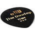 485P03TH Genuine Celluloid Teardrop Noir Thin x12 Dunlop