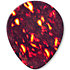 485R05MD Genuine Celluloid Teardrop Écaille Medium x72 Dunlop