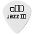 478R88 Tortex White Jazz III 0,88 mm Sachet de 72 Dunlop