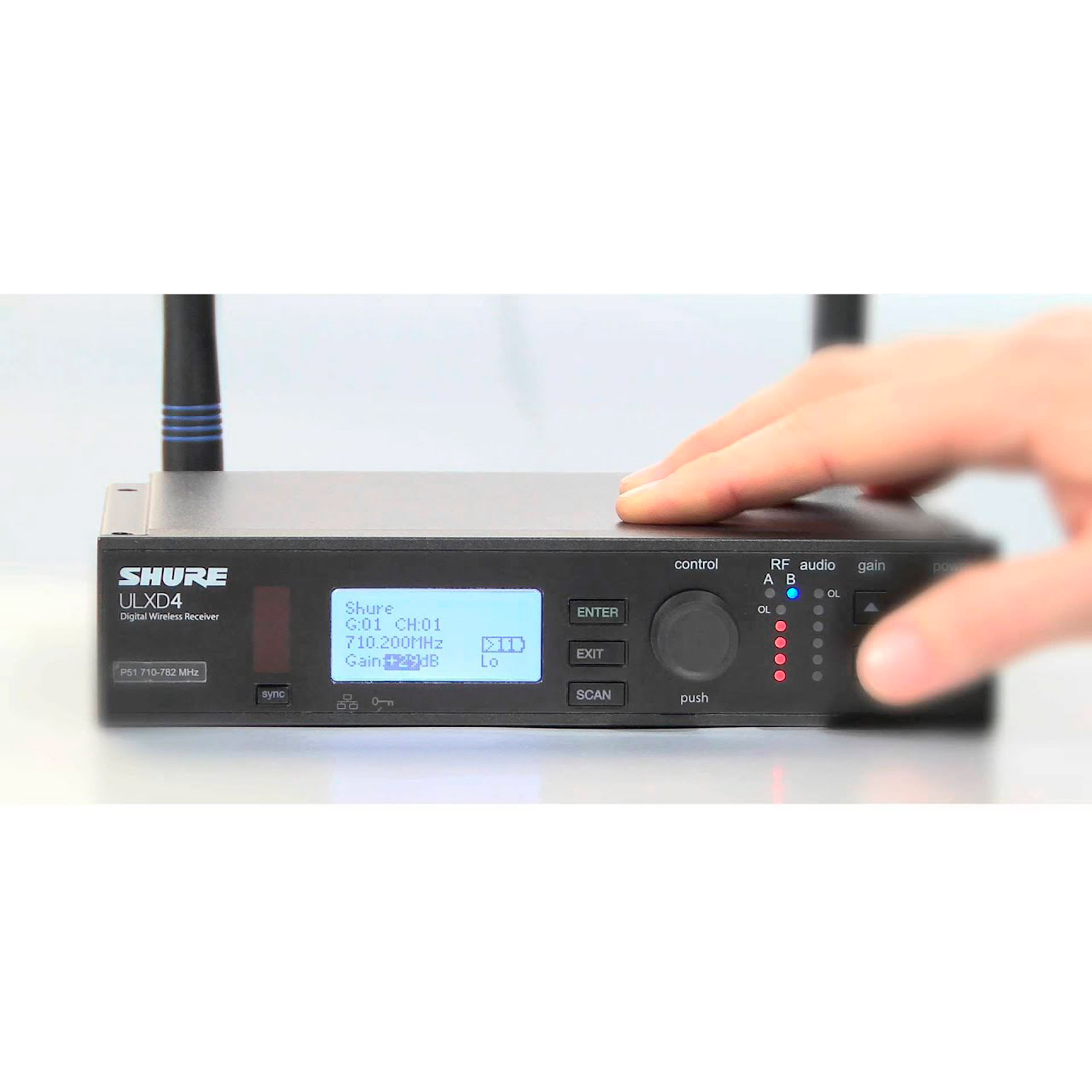 Shure ULXD4E-K51 - Micro HF chant SonoVente.com