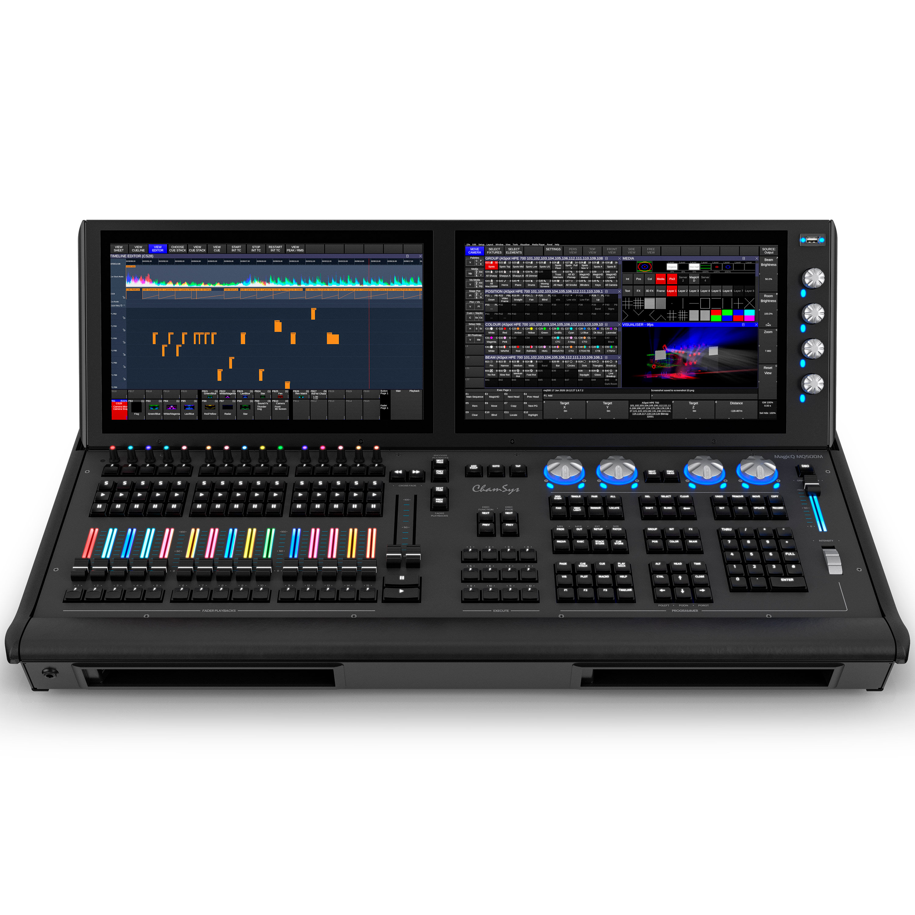 Magicq Rack ChamSys MagicQ MQ500M+ Stadium Console - Contrôleur DMX SonoVente.com