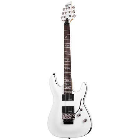 Demon 6 Floyd Rose Vintage White Schecter