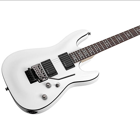 Demon 6 Floyd Rose Vintage White Schecter