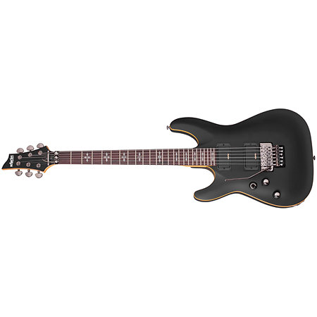 Demon 6 Floyd Aged Black Satin LH Schecter