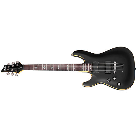 Demon 6 Aged Black Satin LH Schecter