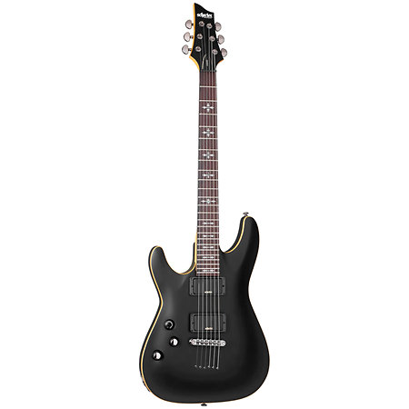 Demon 6 Aged Black Satin LH Schecter