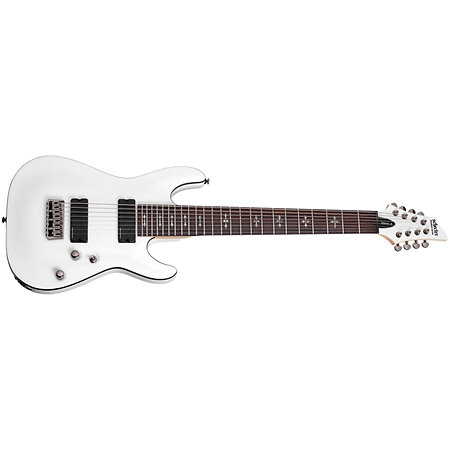 Schecter Demon 8 Vintage White