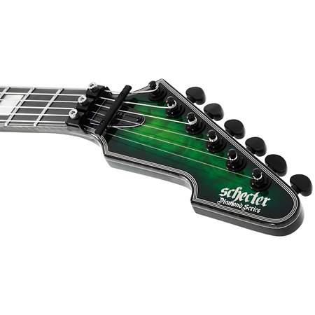 E-1 FR Special Edition Transparent Green Burst Schecter