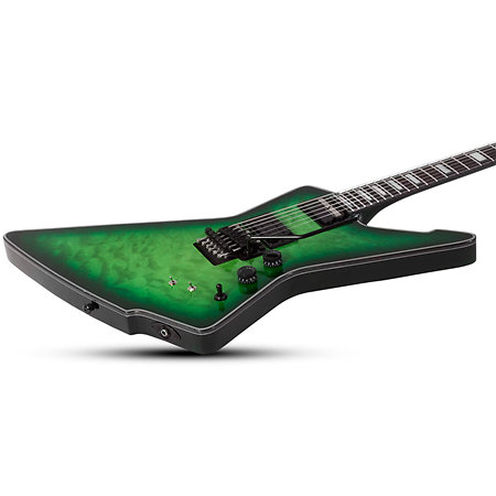 E-1 FR Special Edition Transparent Green Burst Schecter