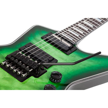 E-1 FR Special Edition Transparent Green Burst Schecter