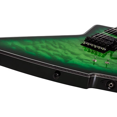 E-1 FR Special Edition Transparent Green Burst Schecter