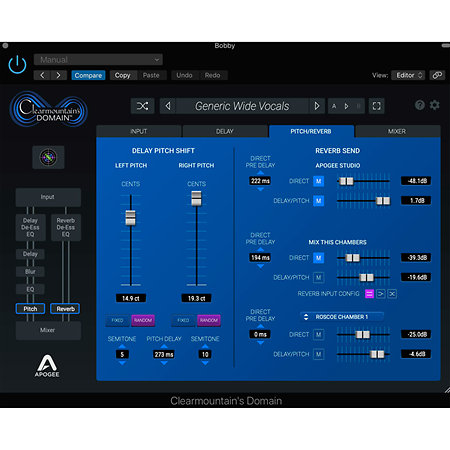 Apogee Clearmountain's Domain Plugin