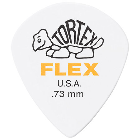 Dunlop 468P073 Tortex Flex Jazz III 0,73 mm Sachet de 12